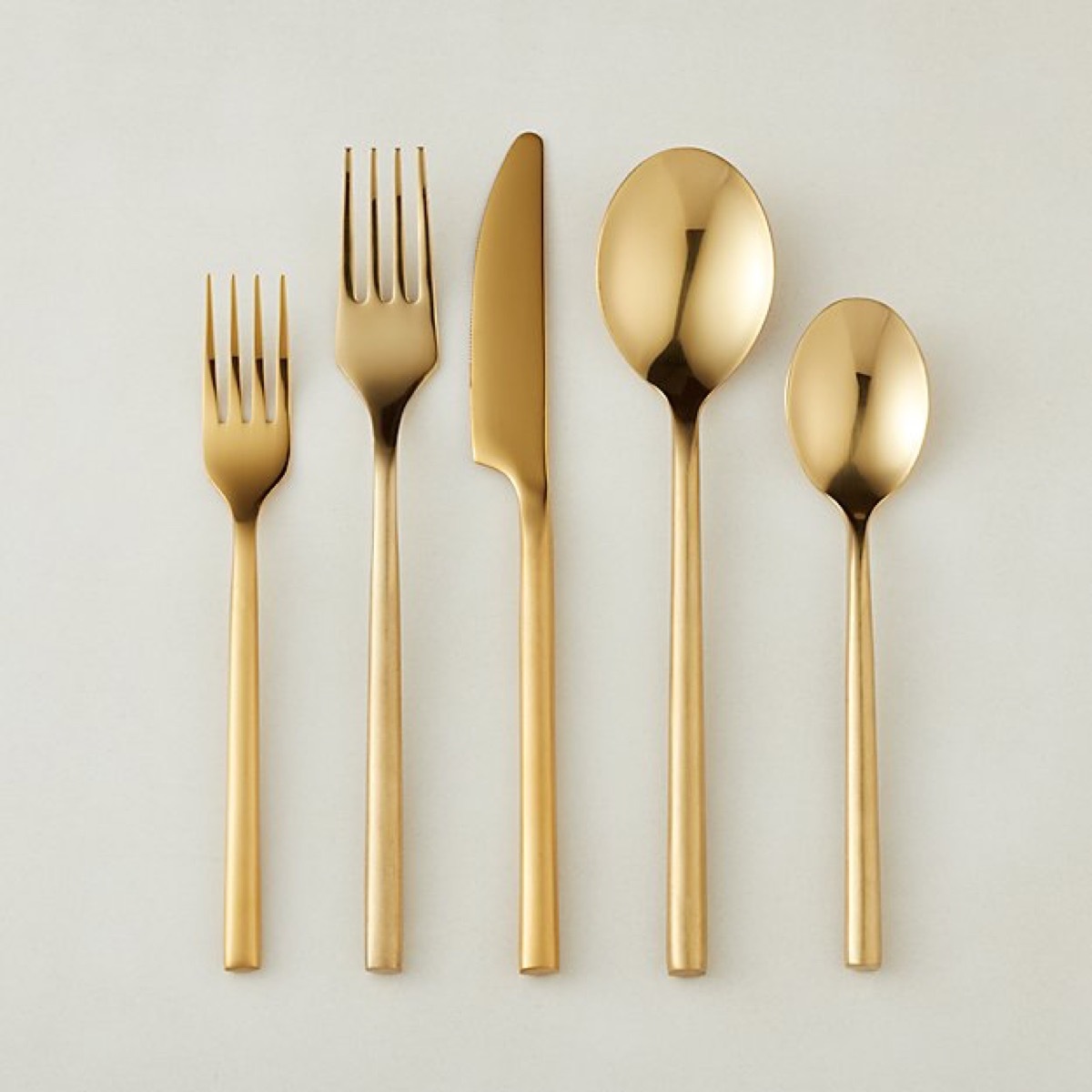 20 piece rush gold flatware