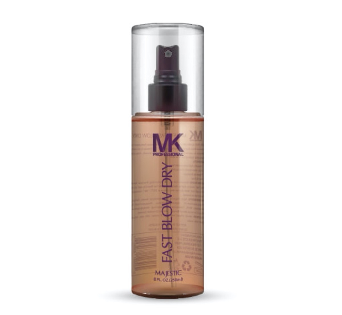 bottle of mk blow dry spray