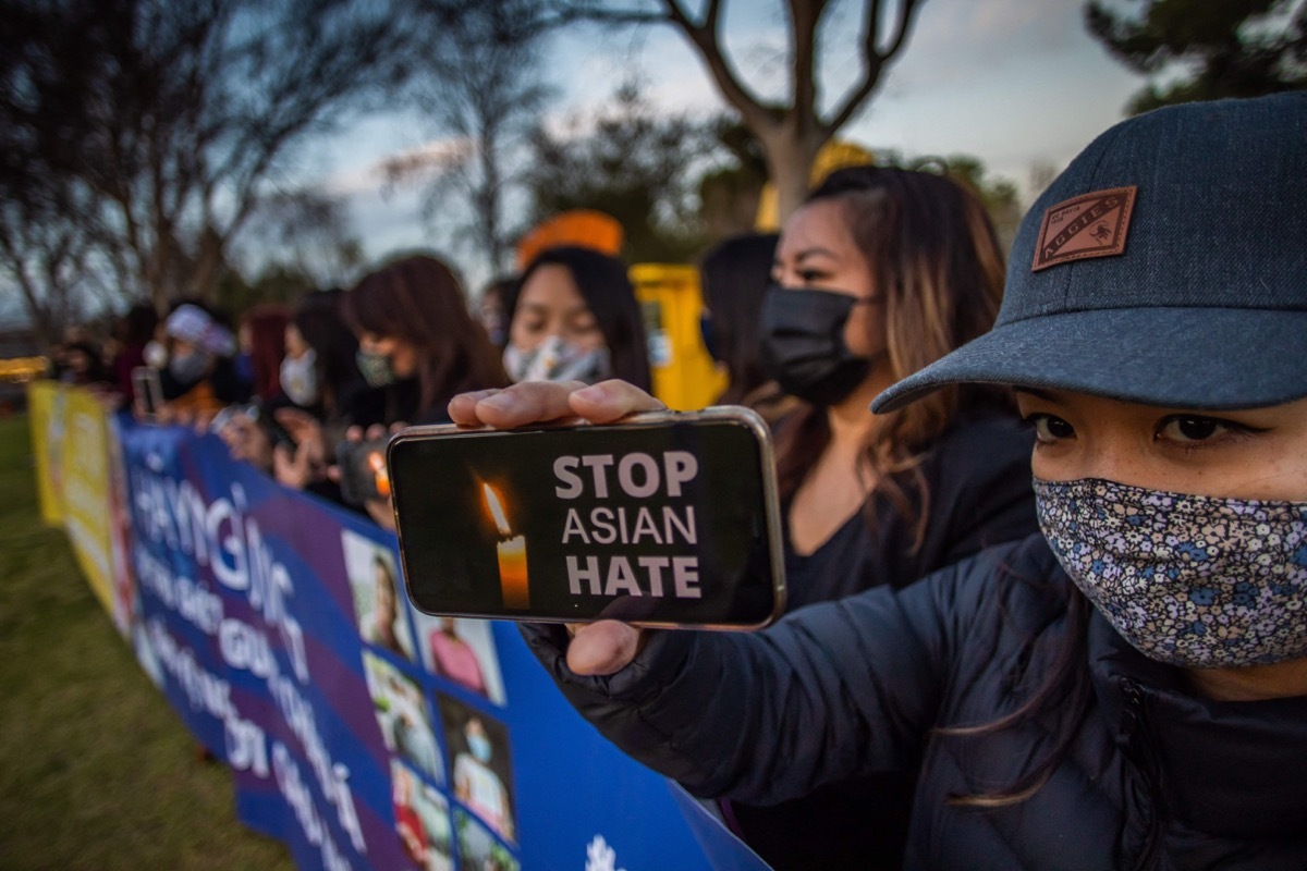 Candelight vigil in California