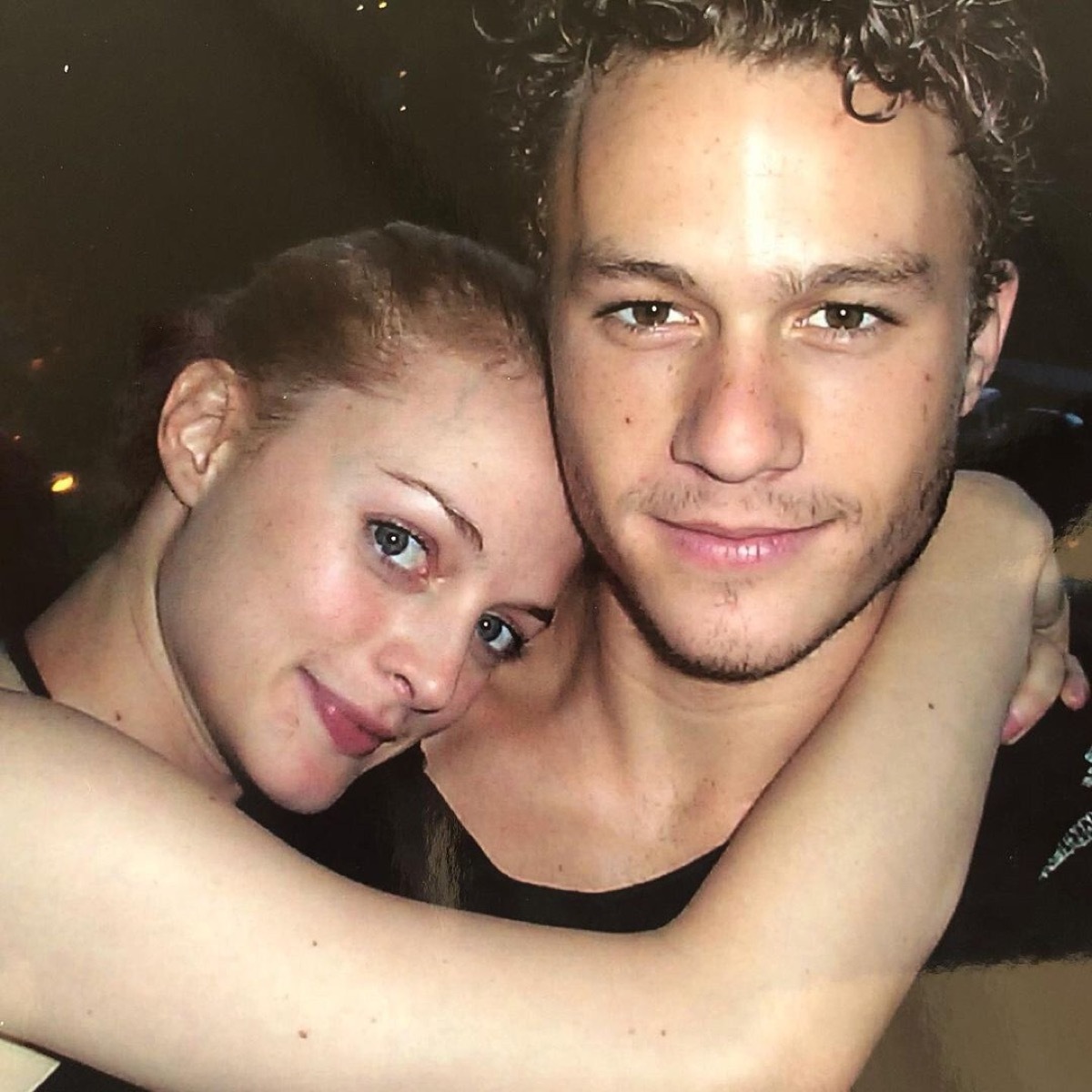 Heather Graham and Heath Ledger personal photo