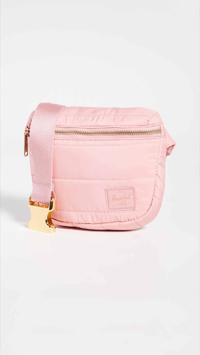 pink belt bag