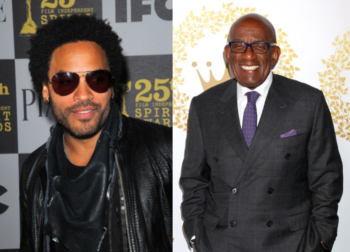 Lenny Kravitz and Al Roker