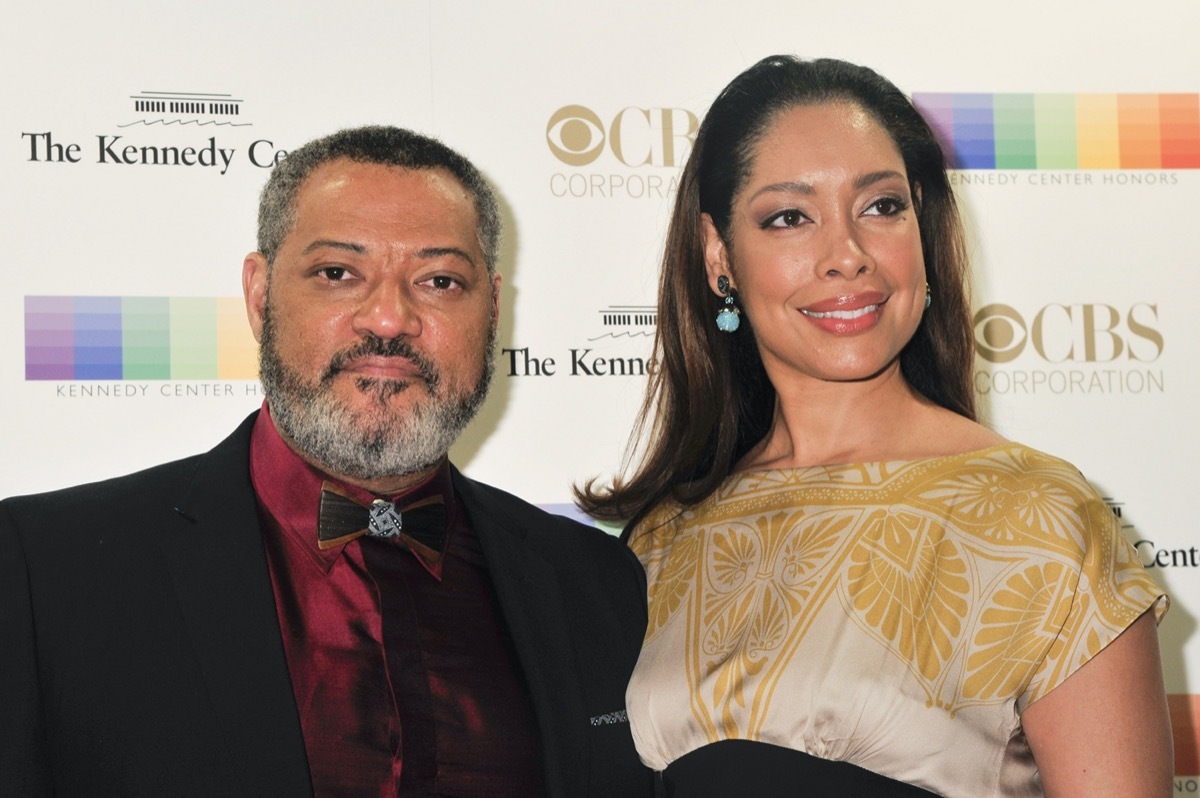 Laurence Fishburne and Gina Torres in 2015