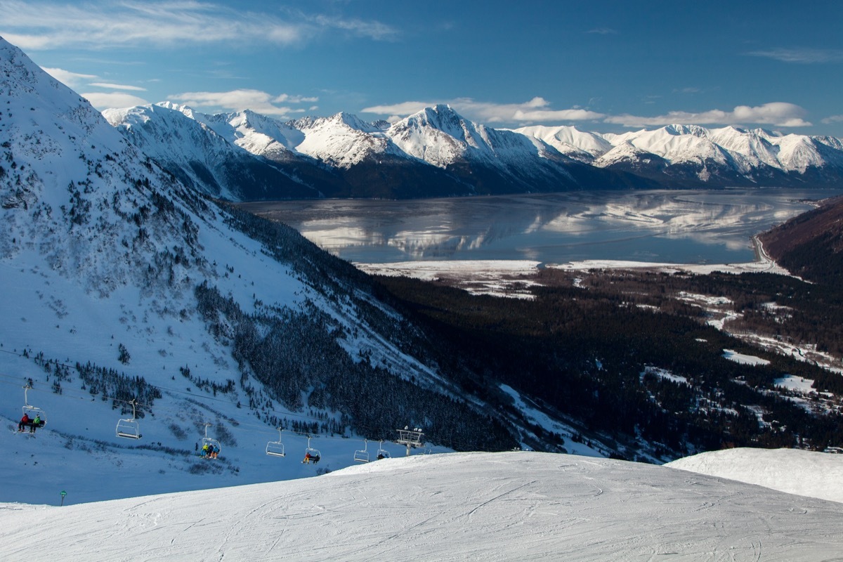 Girdwood, Alaska White Christmas in America