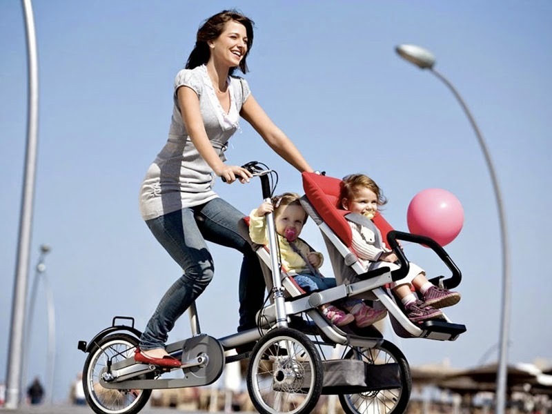 1. Bike stroller