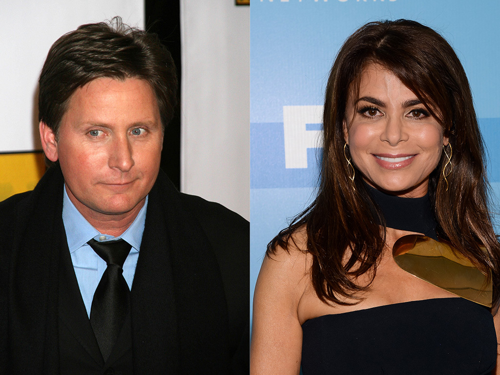 Emilio Estevez and Paula Abdul