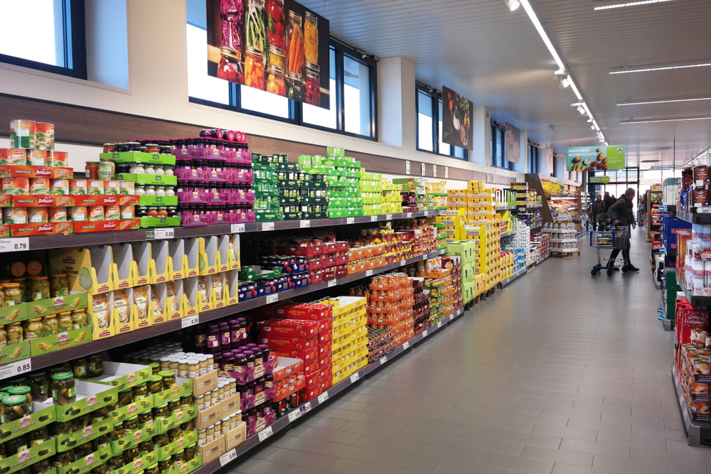 inside an aldi store in germany