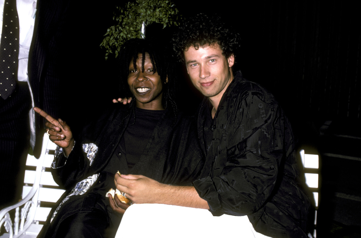 Whoopi Goldberg and David Claessen in 1986