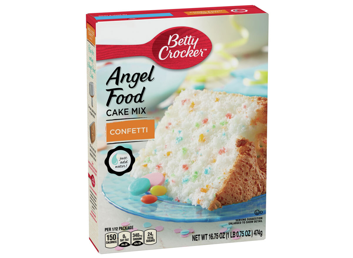 angel food cake confetti