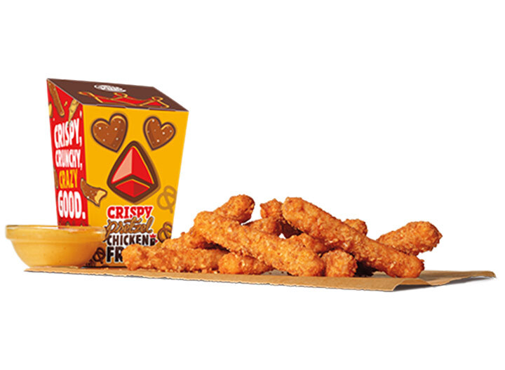 Burger King crispy pretzel chicken fries