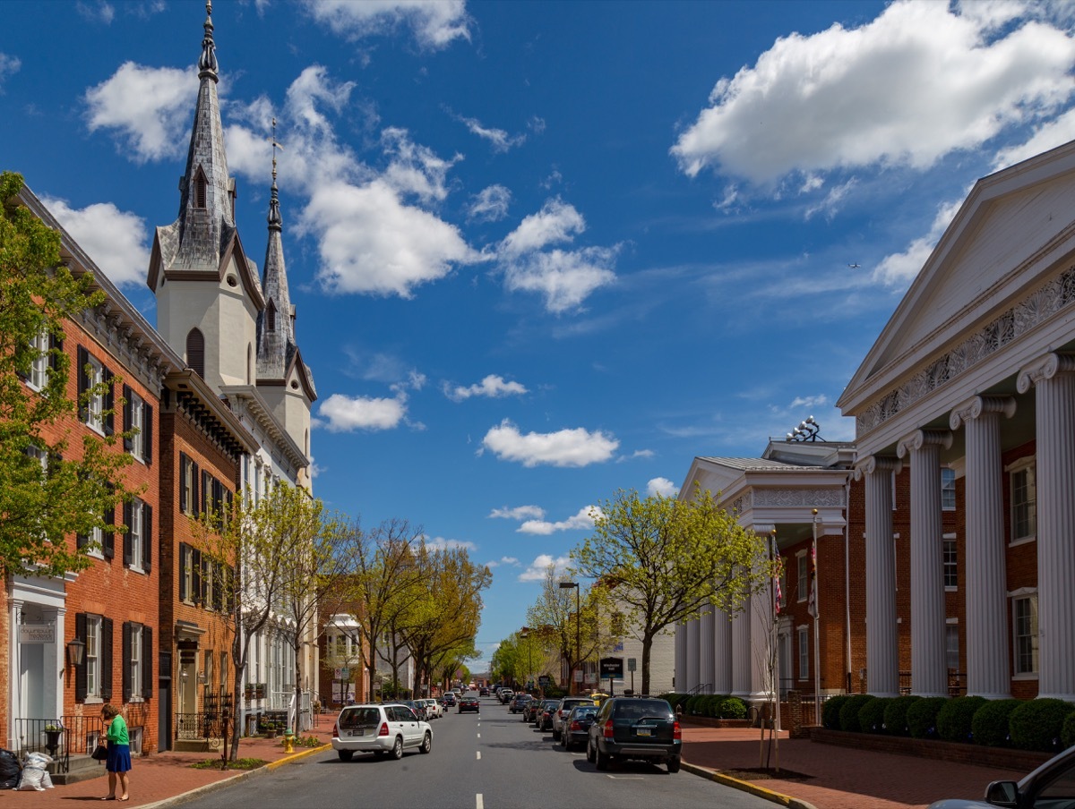 church street in frederick maryland, most common street names