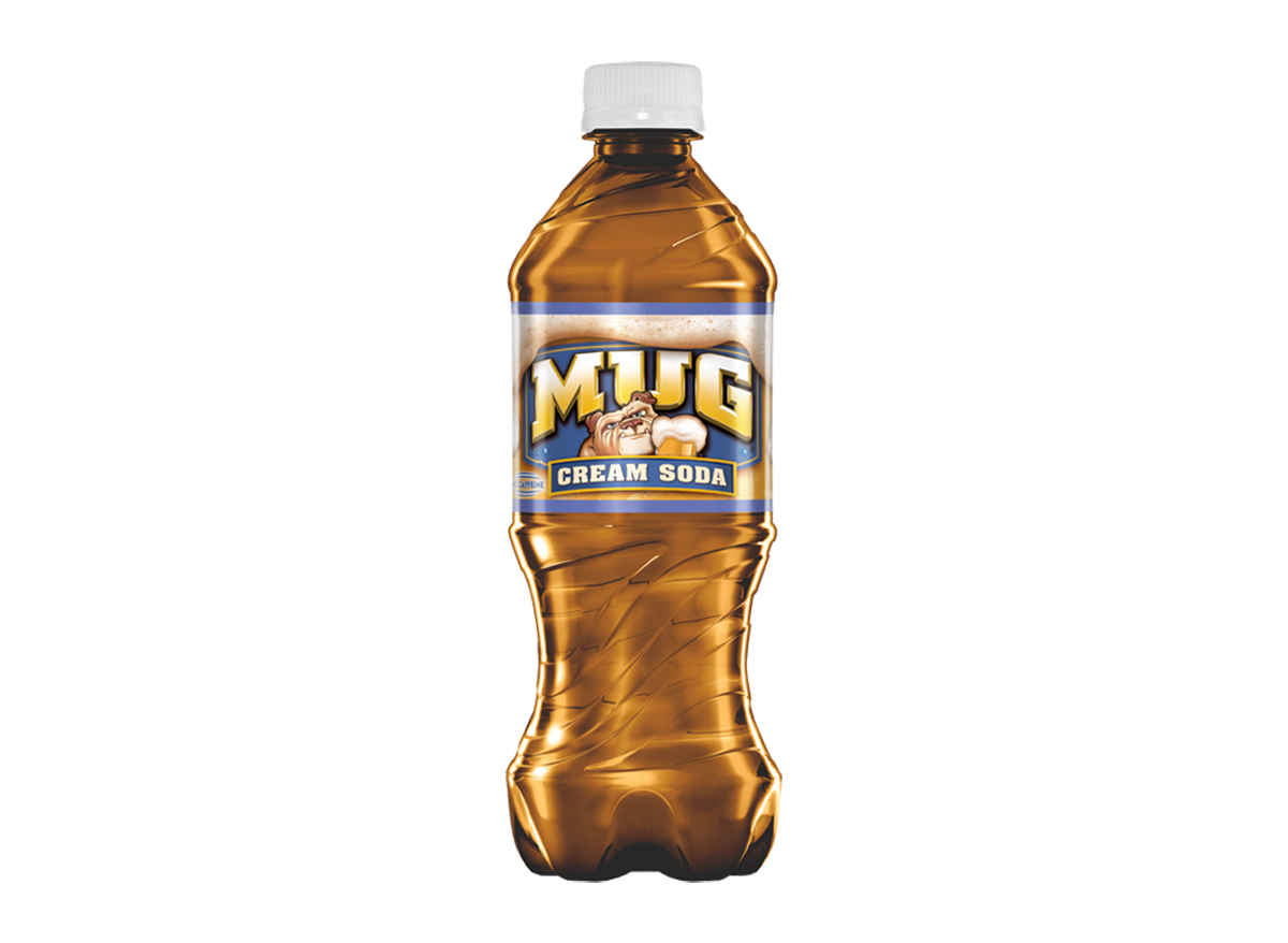 mug cream soda bottle