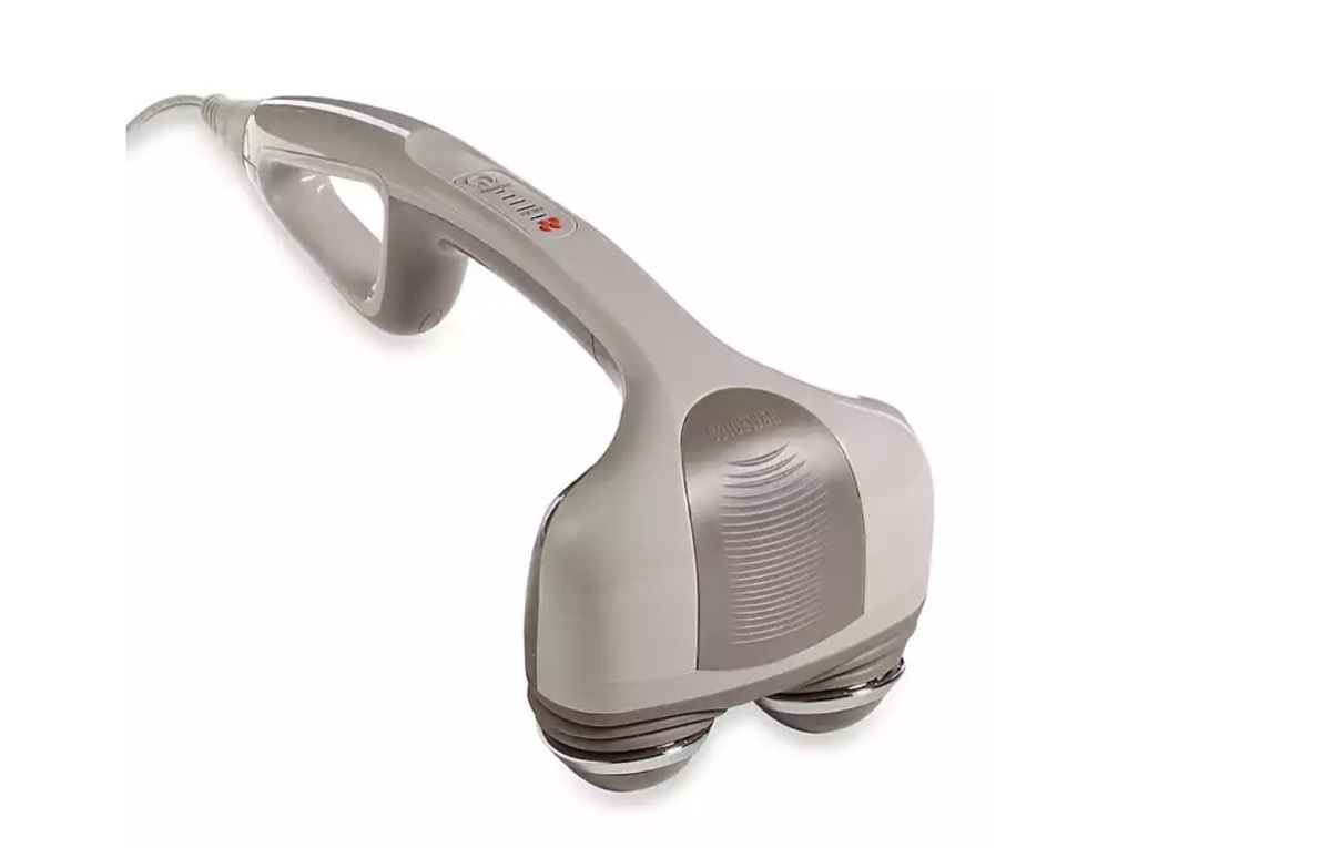 gray electronic back massager, gifts for pregnant people