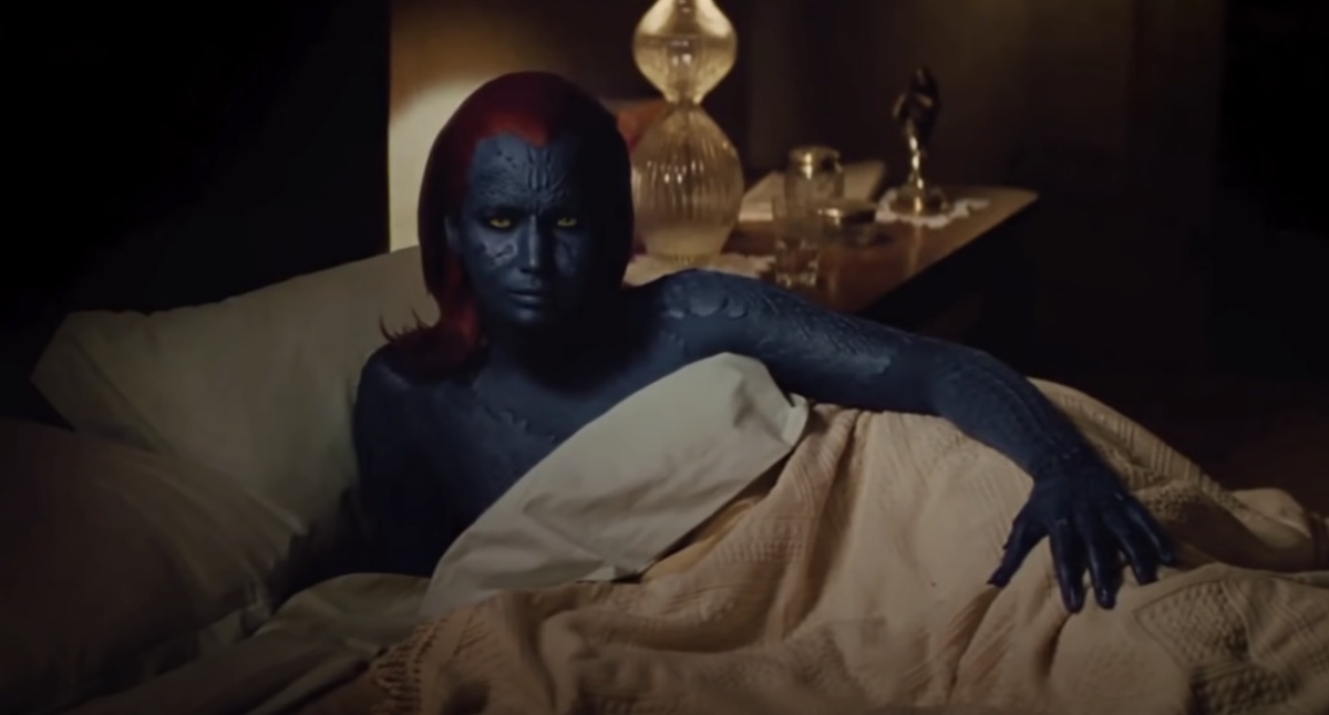 Jennifer Lawrence as Mystique in X-Men: First Class