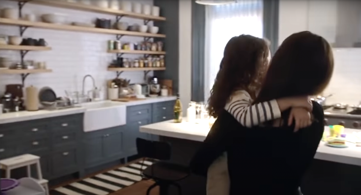 The character Jules' kitchen in the movie 