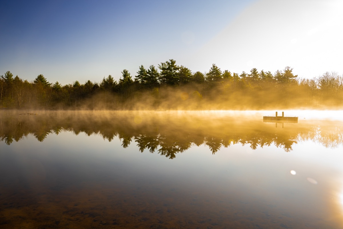 Sunrise in the Poconos