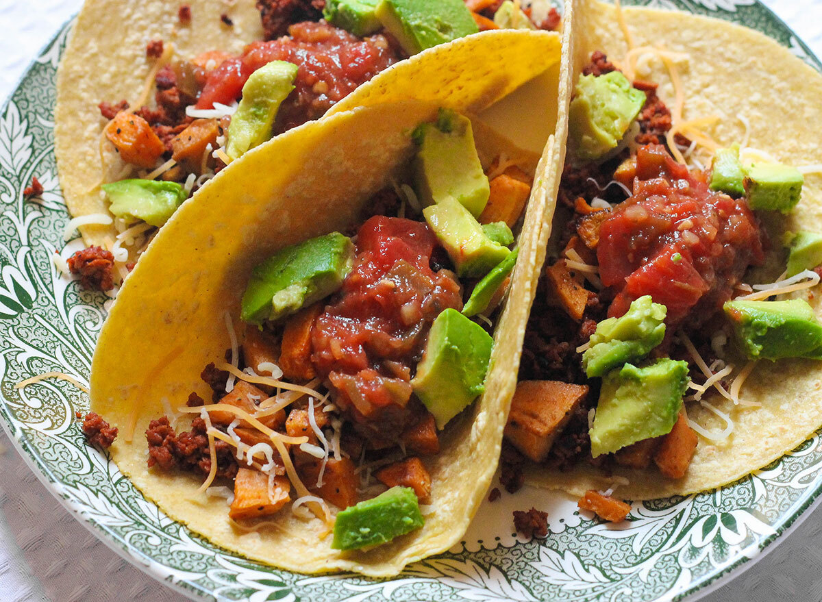 sweet potato and chorizo taco recipe