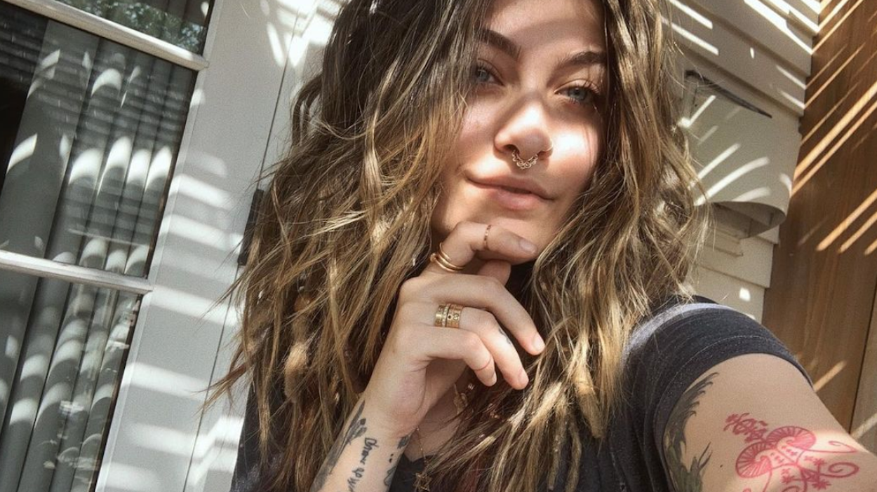 Paris Jackson in a selfie from Instagram