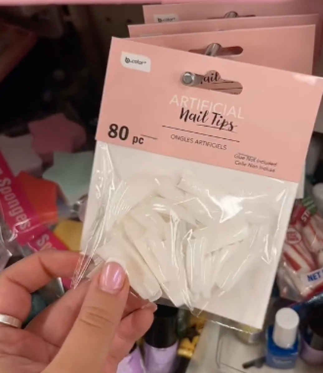 dollar tree artificial nail tips