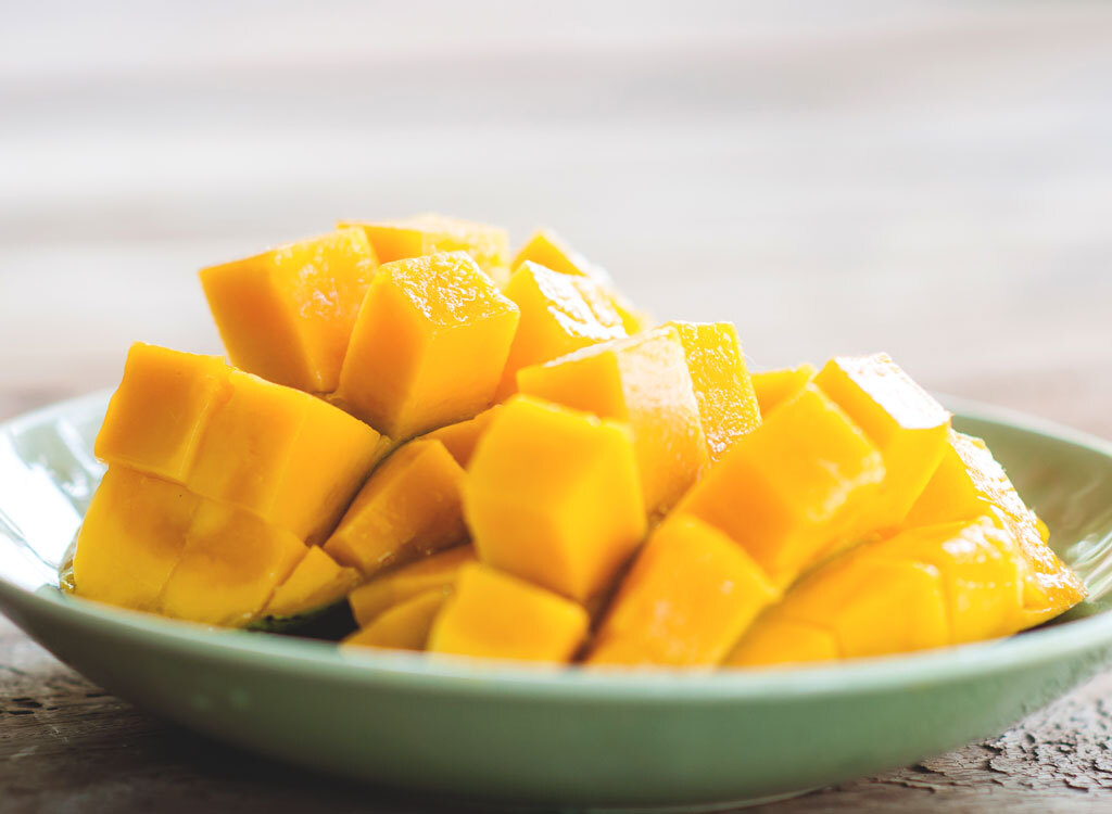 Mango chunks