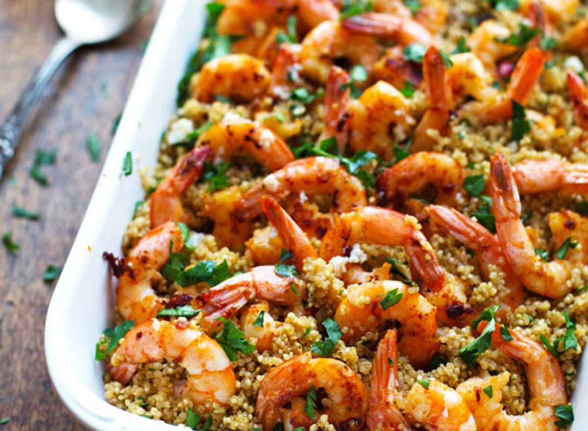 quinoa shrimp