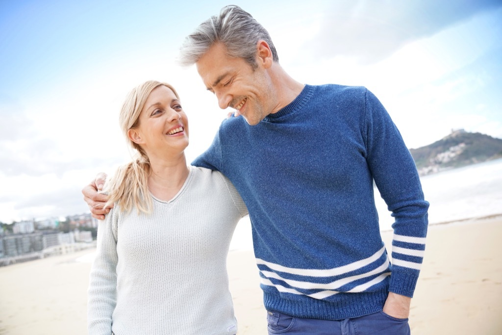 couple on beach