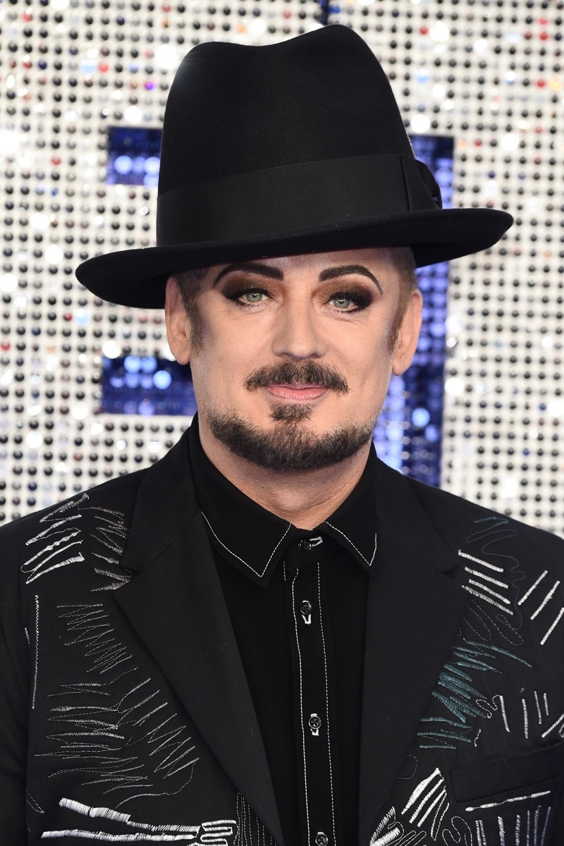 Boy George at the UK premiere of 'Rocketman' in 2019