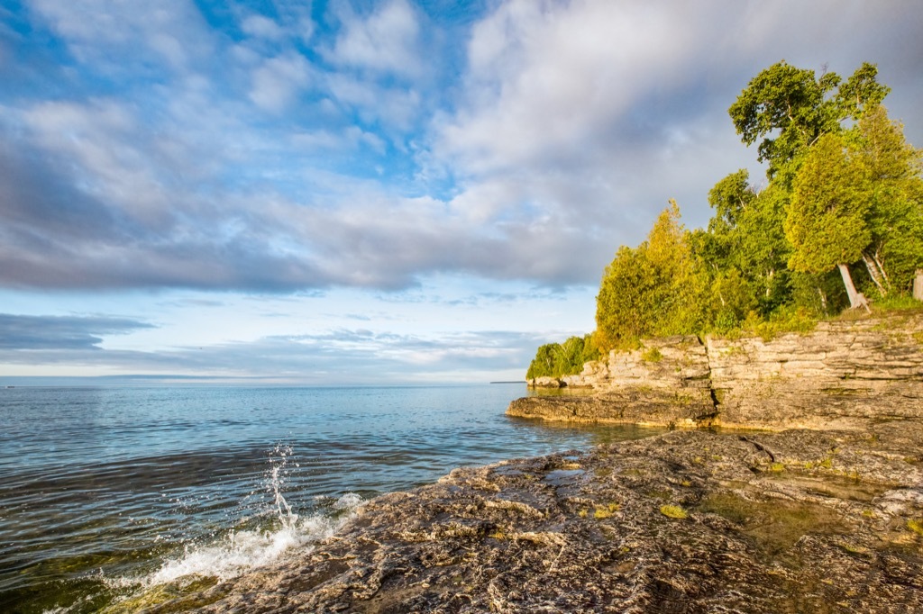 Cave Point Beach, Wisconsin