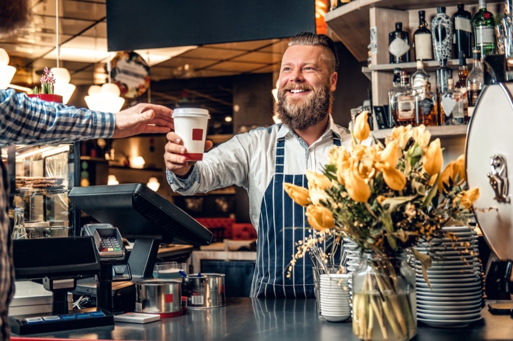 new year's resolutions smiling barista