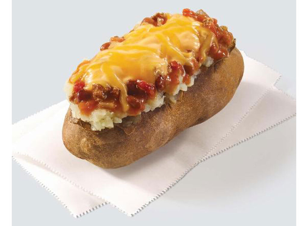 wendy's menu chili cheese baked potato