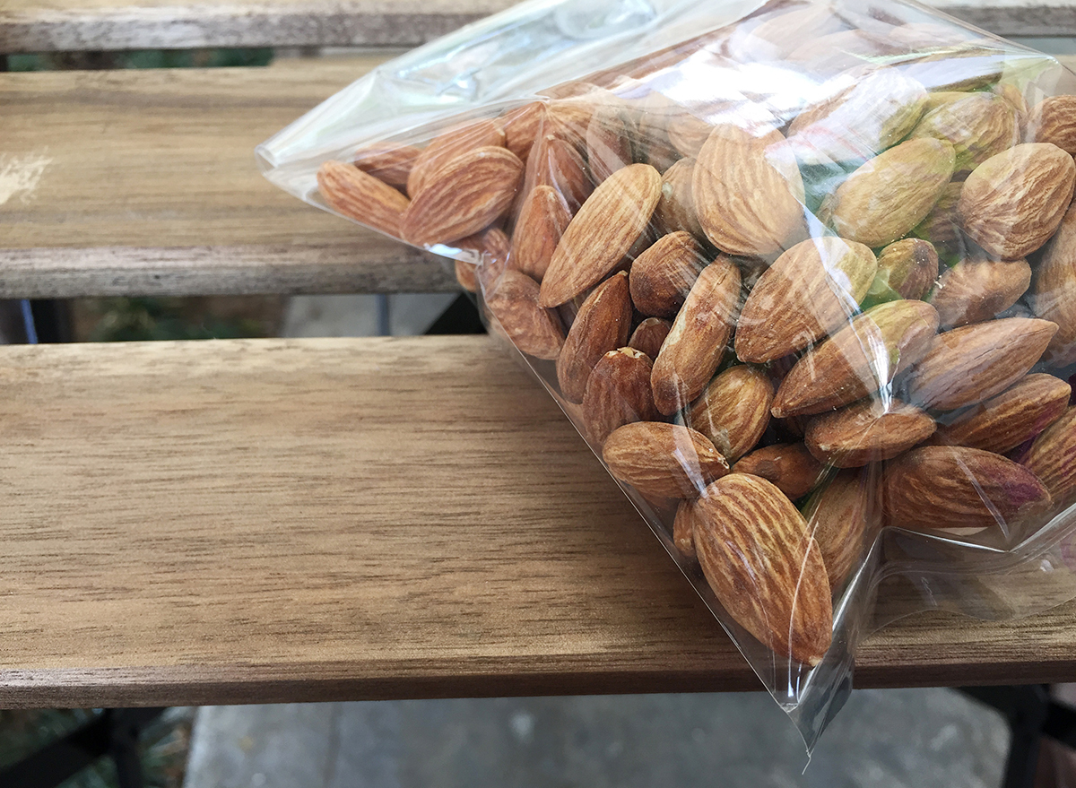 nuts in an air tight bag