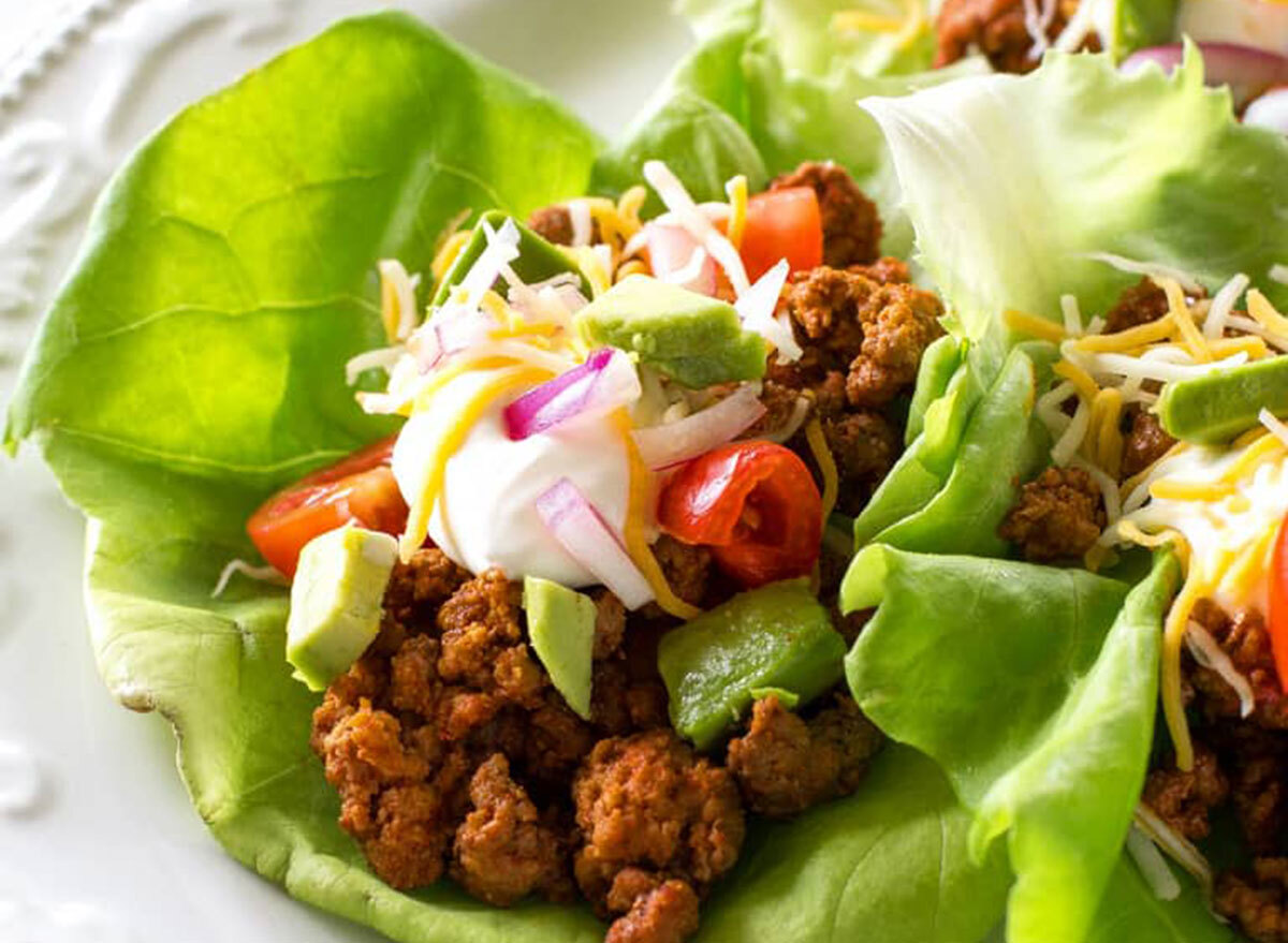 taco lettuce wrap