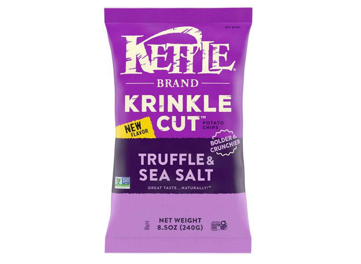 kettle brand krinkle cut truffle sea salt