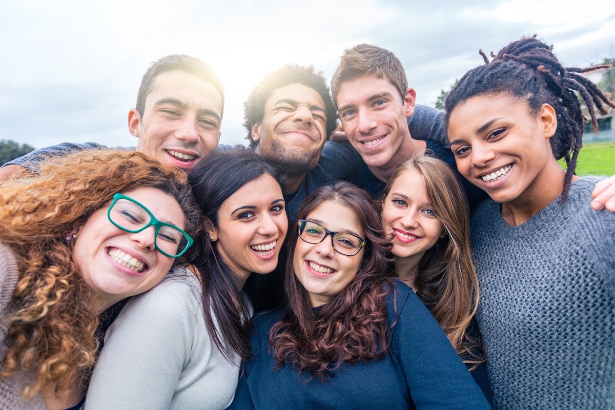 Happy Group of Friends