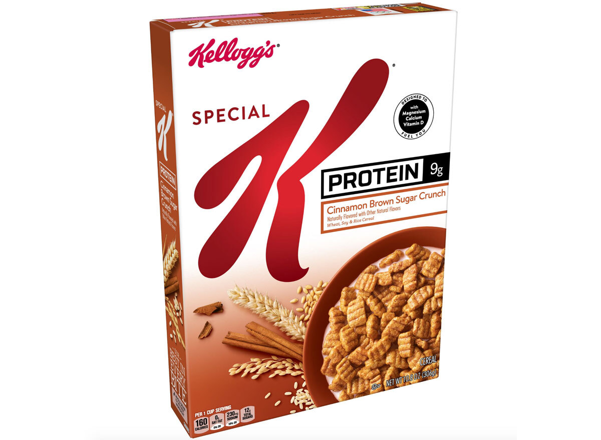 Special k protein cereal cinnamon