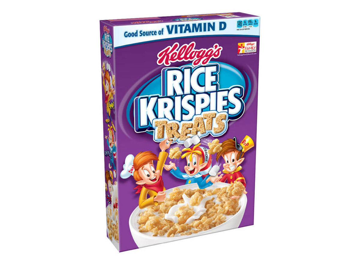 kelloggs rice krispies treats cereal box