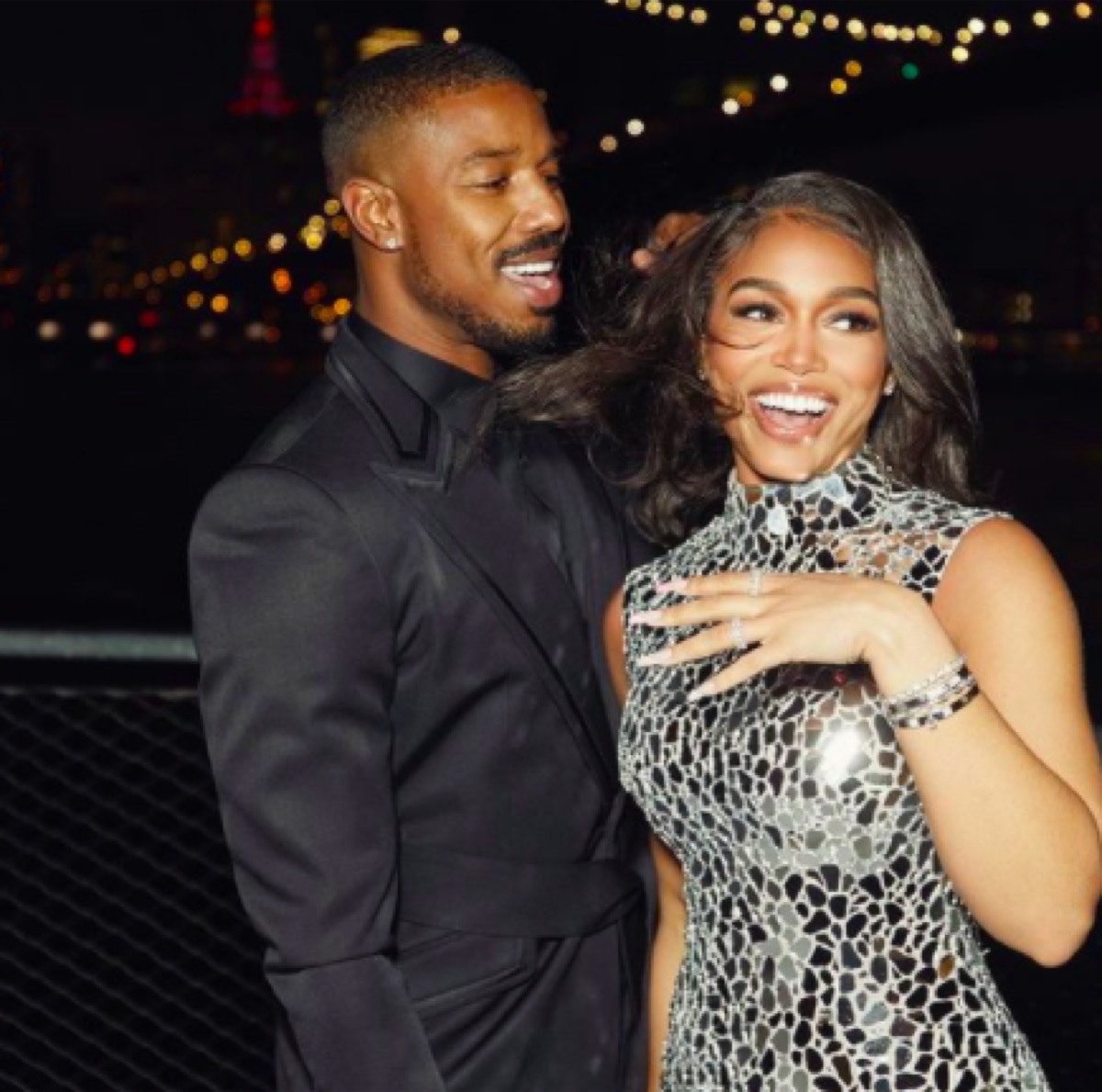 Lori Harvey and Michael B. Jordan