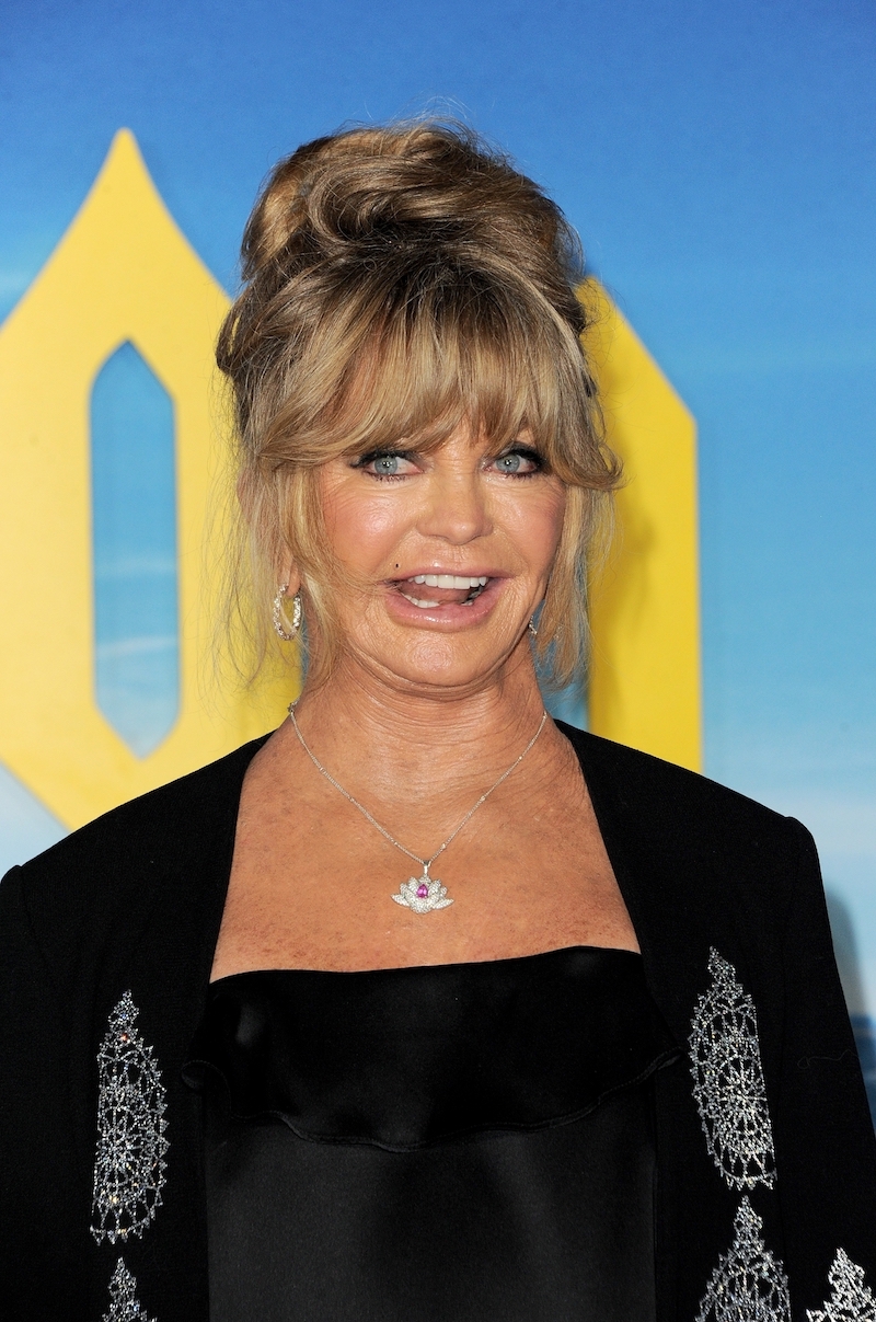 Goldie Hawn at the premiere of 