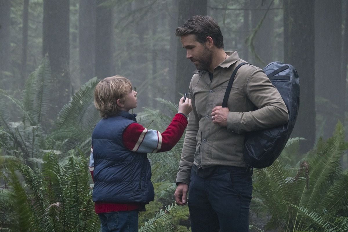 Walker Scobell and Ryan Reynolds in The Adam Project