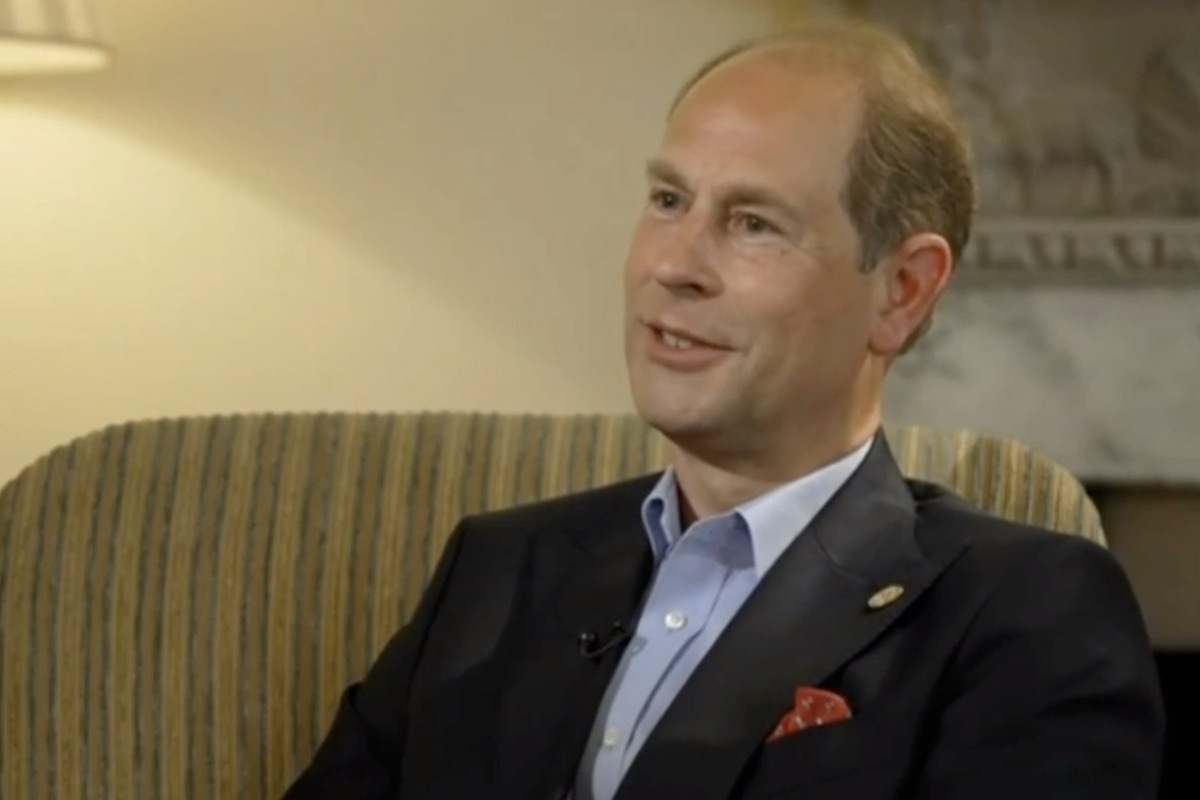 Prince Edward on BBC interview on June 10, 2021