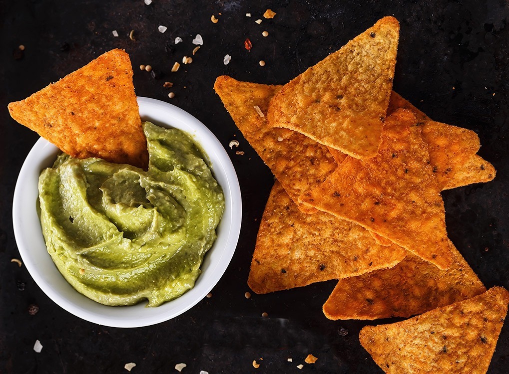 Doritos with guacamole