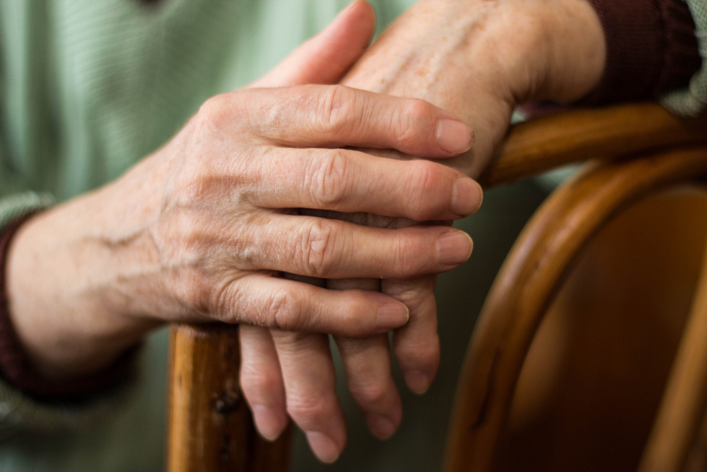 Hands with Rheumatoid Arthritis men's health concerns over 40