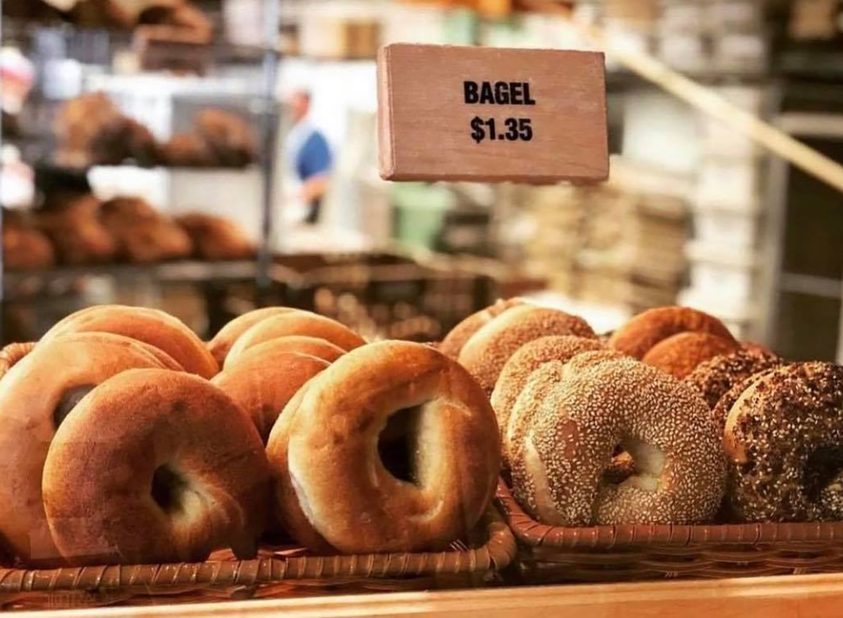 bagels from wheatfields bakery