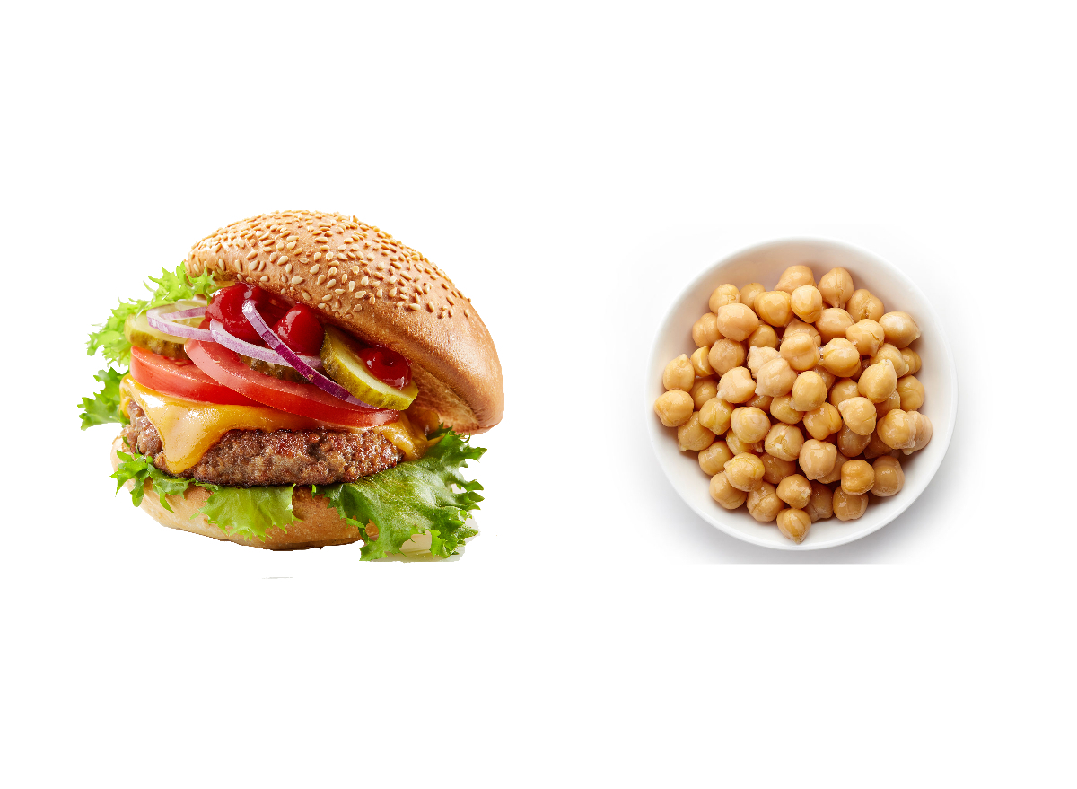 burger chickpeas