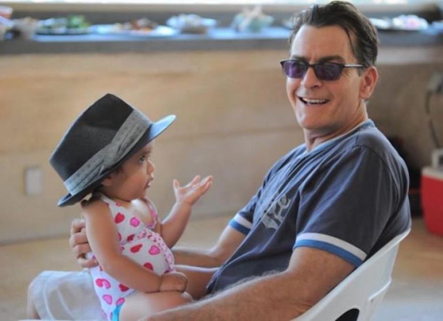 Charlie Sheen | 12 Celebrity Grandpas With Their Grandchildren Will Melt Your Heart | Her Beauty