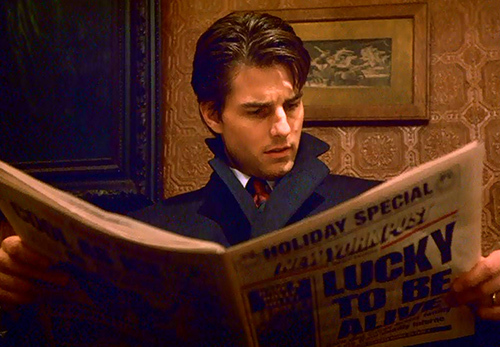 Tom Cruise Reading