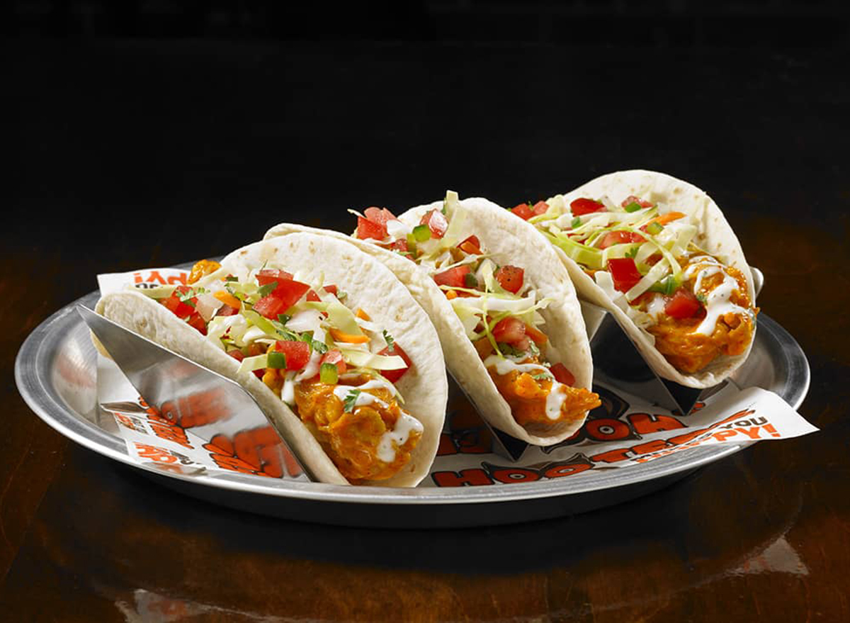 hooters original buffalo chicken tacos