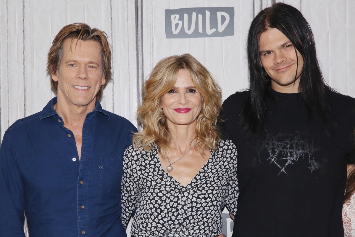 Travis Bacon, Kevin Bacon, and Kyra Sedgwick