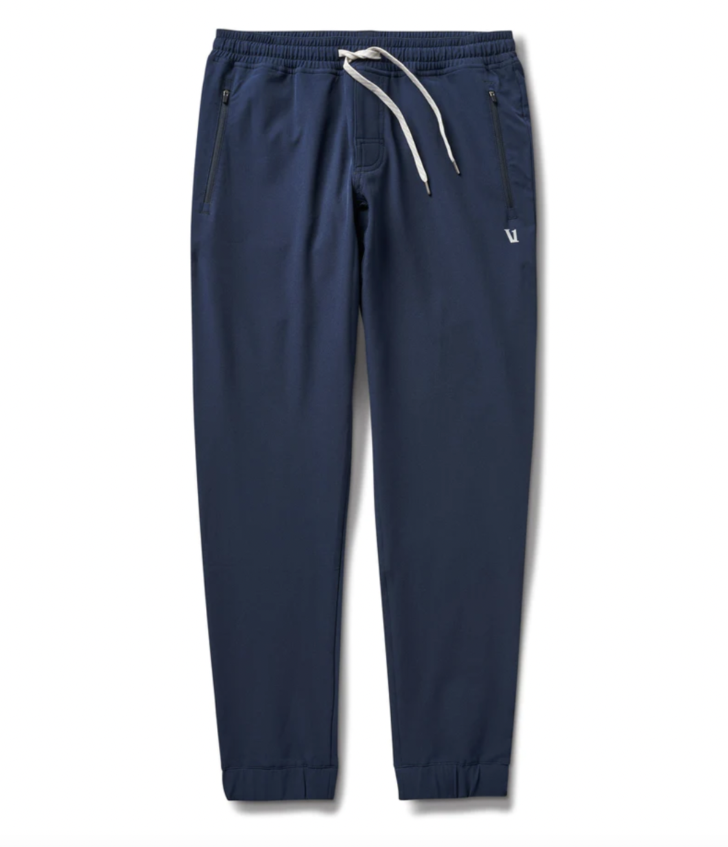 navy blue men's joggers