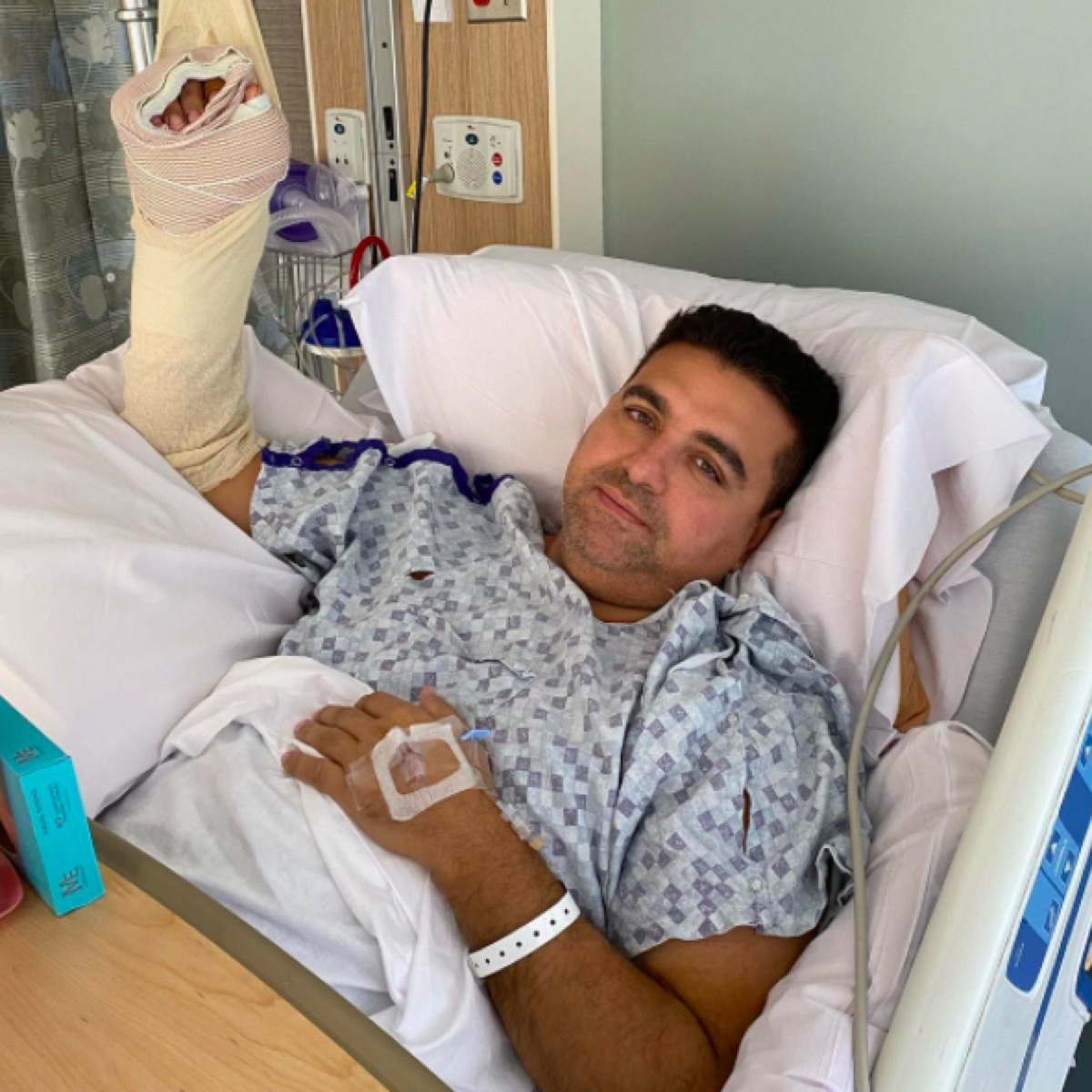 Buddy Valastro, aka the Cake Boss, in the hospital for hand injury